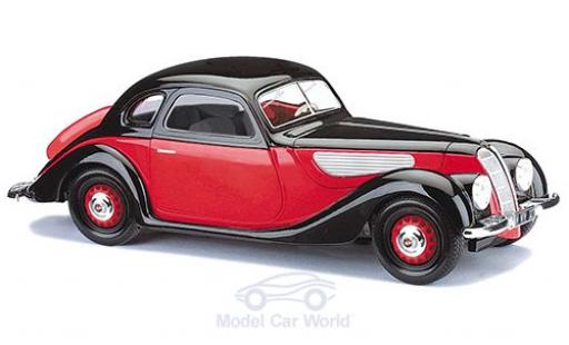 Modelauto EMW 327 Coupe rood/zwart 1952 1/87 Busch