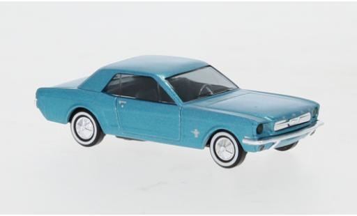 Modelauto Ford Mustang Hardtop metallic groen 1/87 Busch