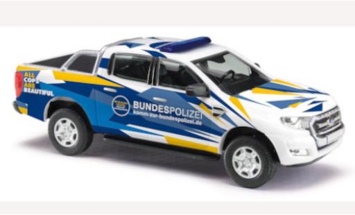 Modelauto Ford Ranger Emergency Federale politie 2016 met Abdeckung 1/87 Busch