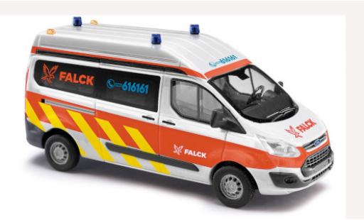 Modelauto Ford Transit Custom Bus HD Rettungsdienst Falck 2012 1/87 Busch