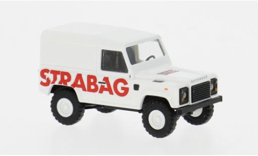Modelauto Land Rover Defender 90 bestelwagen 1983 STRABAG 1/87 Busch