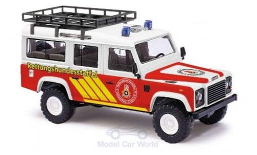 Modelauto Land Rover Defender Base Rettungshundestaffel 1983 1/87 Busch