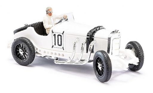 Modelauto Mercedes SSKL Base L No.10 formule 1 GP Duitsland 1931 met Figur H.stuk 1/87 Busch