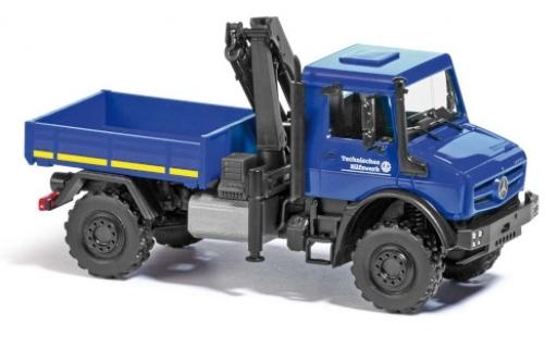 Modelauto Mercedes Unimog U300-U5023 U 5023 THW avec grues 1/87 Busch