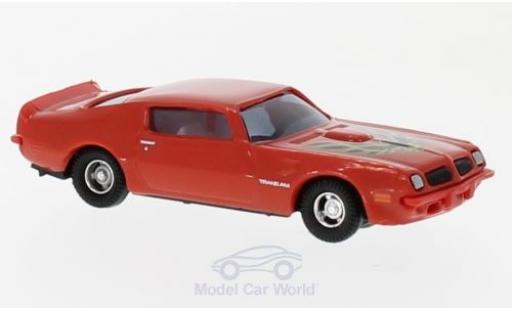 Modelauto Pontiac Firebird 1974 TransAm rood/Dekor 1/87 Busch