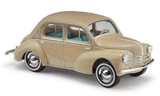 Modelauto Renault 4CV Base beige 1958 avec Wei&Atilde;�wandreifen 1/87 Busch