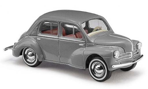 Modelauto Renault 4CV Base grijs 1958 avec Wei&Atilde;�wandreifen 1/87 Busch