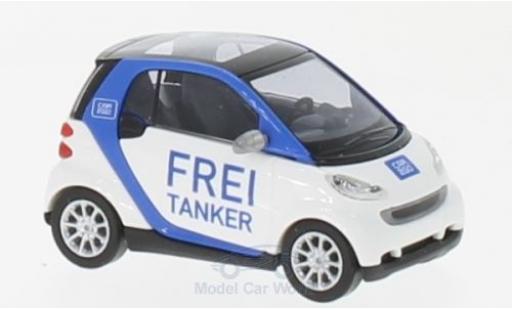 Modelauto Smart ForTwo Car2go Frei Tanker 2007 1/87 Busch
