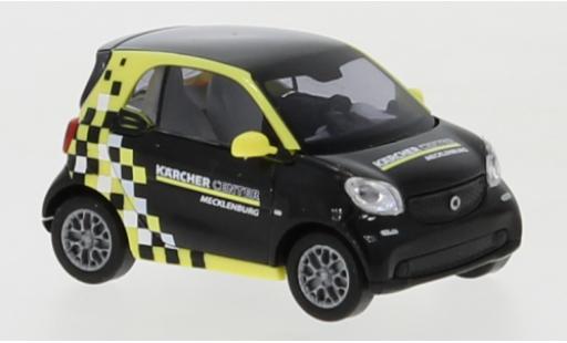 Modelauto Smart ForTwo Livree Flotte K&Atilde;&curren;rcher Center Mecklenburg 2014 1/87 Busch