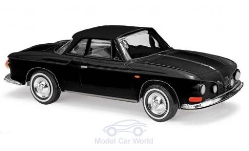 Modelauto Volkswagen Karmann Ghia Base Ghia 1600 zwart 1961 1/87 Busch