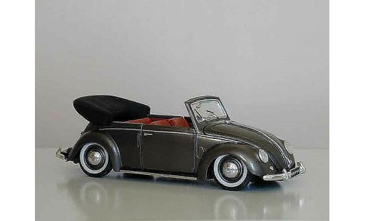 Volkswagen Kafer Base 1/18 Maisto Coccinelle Cabriolet 51 grijs metallic modelauto
