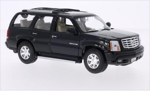Cadillac Escalade suv 1/24 Welly zwart 2002 modelauto