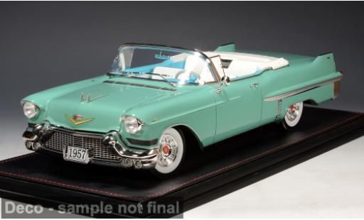 Modelauto Cadillac Series 62 Convertible Cabriolet turquoise 1957 1/18 Stamp Models