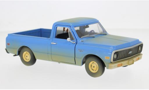 Modelauto Chevrolet C-10 Pickup blauw 1971 1/24 Greenlight