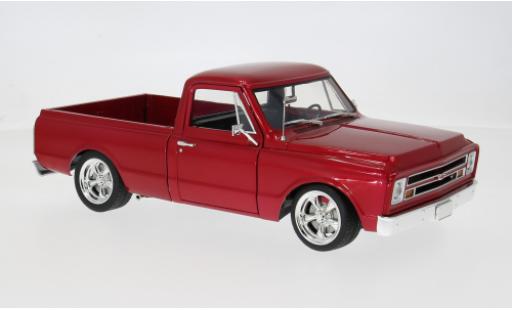 Modelauto Chevrolet C-10 Pickup Custom rood 1967 1/18 ACME