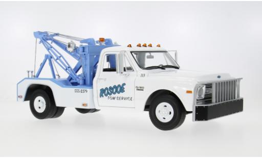 Modelauto Chevrolet C-30 wrecker Dually wit 1969 Roscoe Tow Service 1/18 Greenlight