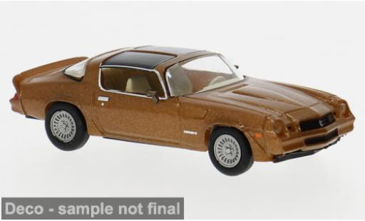 Modelauto Chevrolet Camaro Coupe bruin 1980 1/87 Brekina