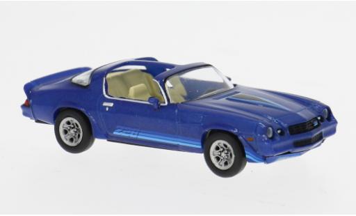 Modelauto Chevrolet Camaro Z28 blauw 1980 1/87 Brekina