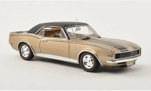 Chevrolet Camaro Z28 1/43 Spark gold/zwart/mat-zwart 1967 modelauto