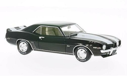 Chevrolet Camaro Z28 1/43 Spark zwart met witen strepen 1969 modelauto