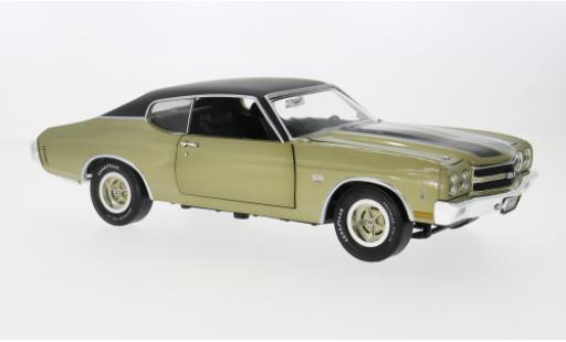 Modelauto Chevrolet Chevelle SS gold 1/18 Auto World