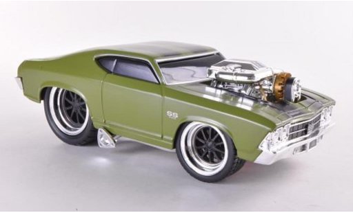 Chevrolet Chevelle SS 1/24 Maisto olijfgroengroen 1969 modelauto