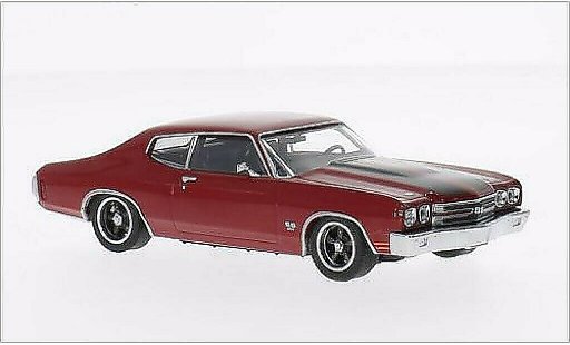 Chevrolet Chevelle SS 1/43 Greenlight rood/zwart 1970 modelauto