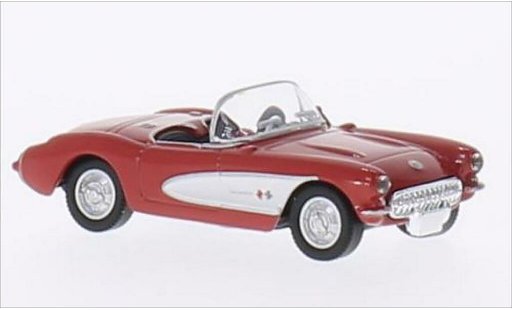 Chevrolet Corvette Convertible 1/87 Schuco C1 C1 rood/wit modelauto