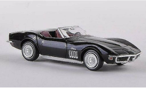Chevrolet Corvette Convertible 1/87 Brekina C3 Cabriolet zwart modelauto
