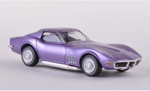 Chevrolet Corvette Coupe 1/87 Brekina C3 lila modelauto