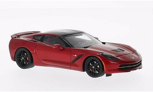 Chevrolet Corvette Coupe 1/43 Spark C7 C7 rood 2014 modelauto