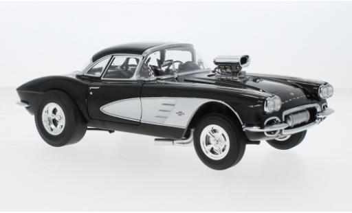 Modelauto Chevrolet Corvette Coupe Gasse zwart 1/18 ACME