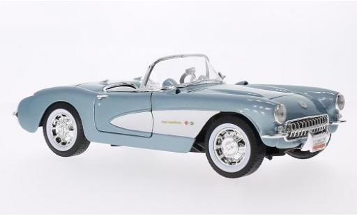 Modelauto Chevrolet Corvette Coupe blauw Lucky Die Cas 1/18 Lucky Die Cast