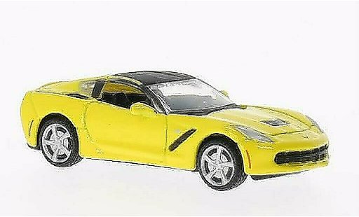 Chevrolet Corvette Coupe 1/64 Maisto C7 (C7) geel Toy Fair 2014 modelauto