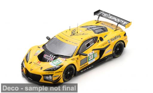 Modelauto Chevrolet Corvette Z06 LMGT3 24h Le Mans 2025 #33 B.Keating/J.Edgar 1/18 Spark