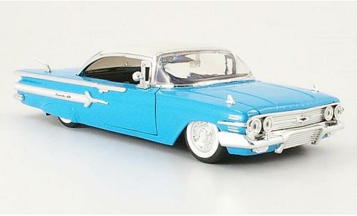 Chevrolet Impala SS 1/24 Jada Toys blauw/wit 1960 modelauto