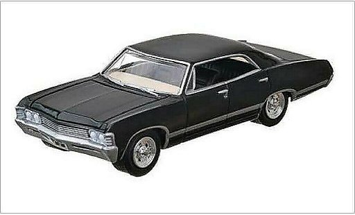 Chevrolet Impala Sedan 1/64 Greenlight Sport zwart 1967 modelauto