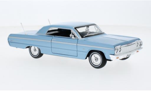 Modelauto Chevrolet Impala SS blauw 1/24 Maisto