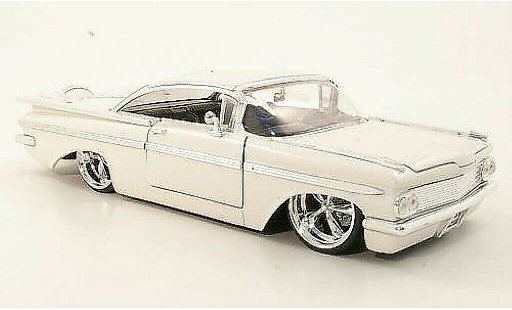 Chevrolet Impala tuning 1/24 Jada Toys wit 1959 modelauto