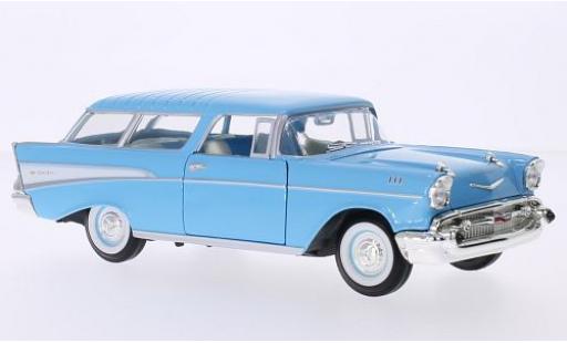 Modelauto Chevrolet Nomad Station Wagon blauw Lucky Die Cas 1/24 Lucky Die Cast