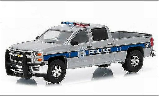 Chevrolet Silverado police 1/64 Greenlight Politie 2015 modelauto