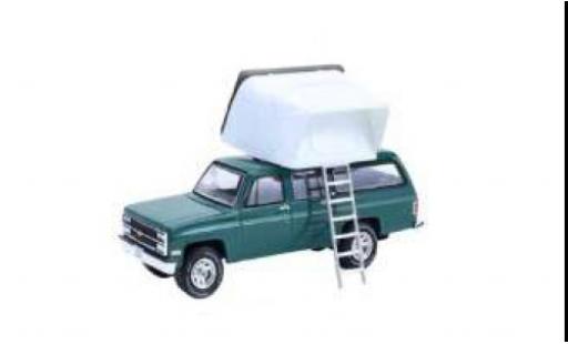 Modelauto Chevrolet Suburban suv turquoise 1990 1/64 Greenlight