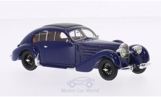 Modelauto Bugatti 57 64 T / blauw RHD 1939 sn 625 1/43 Chromes