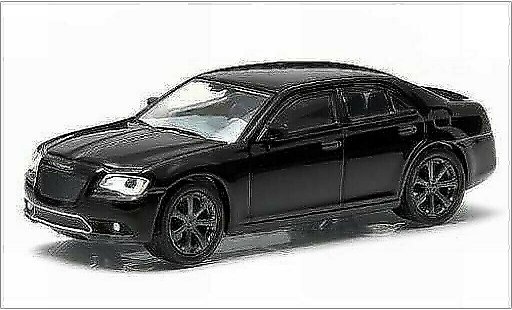 Chrysler 300C SRT8 1/64 Greenlight zwart 2012 modelauto