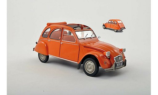 Citroen 2CV Berline 1/18 Norev 6 oranje 1975 modelauto