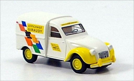 Citroen 2CV Fourgonnette 1/87 Brekina bestelwagen Giraudy modelauto