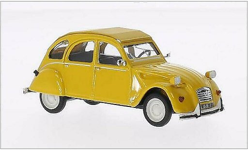 Citroen 2CV V6 1/43 Vitesse Club geel 1981 modelauto