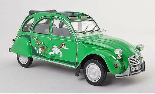 Citroen 2CV V6 1/18 Norev Club Sausss Ente groen 1987 modelauto