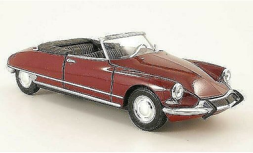 Citroen DS 19 1/24 Welly Cabriolet rood open modelauto