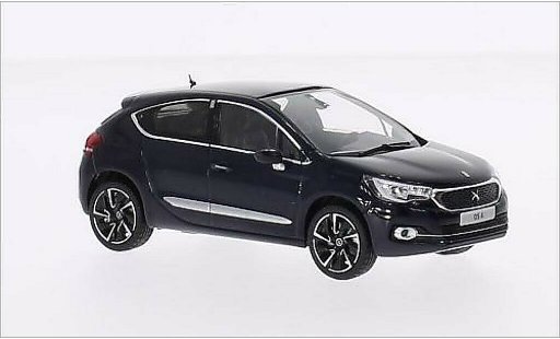DS Automobiles DS4 Berline 1/43 Norev metallic blauw 2015 modelauto